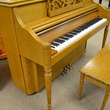2000 Charles R Walter oak console piano - Upright - Console Pianos